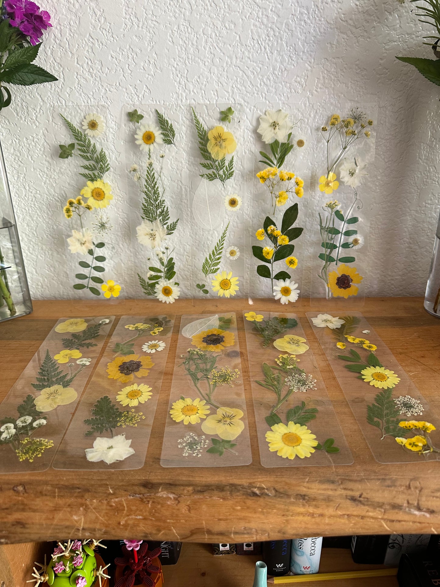 Pressed flowers