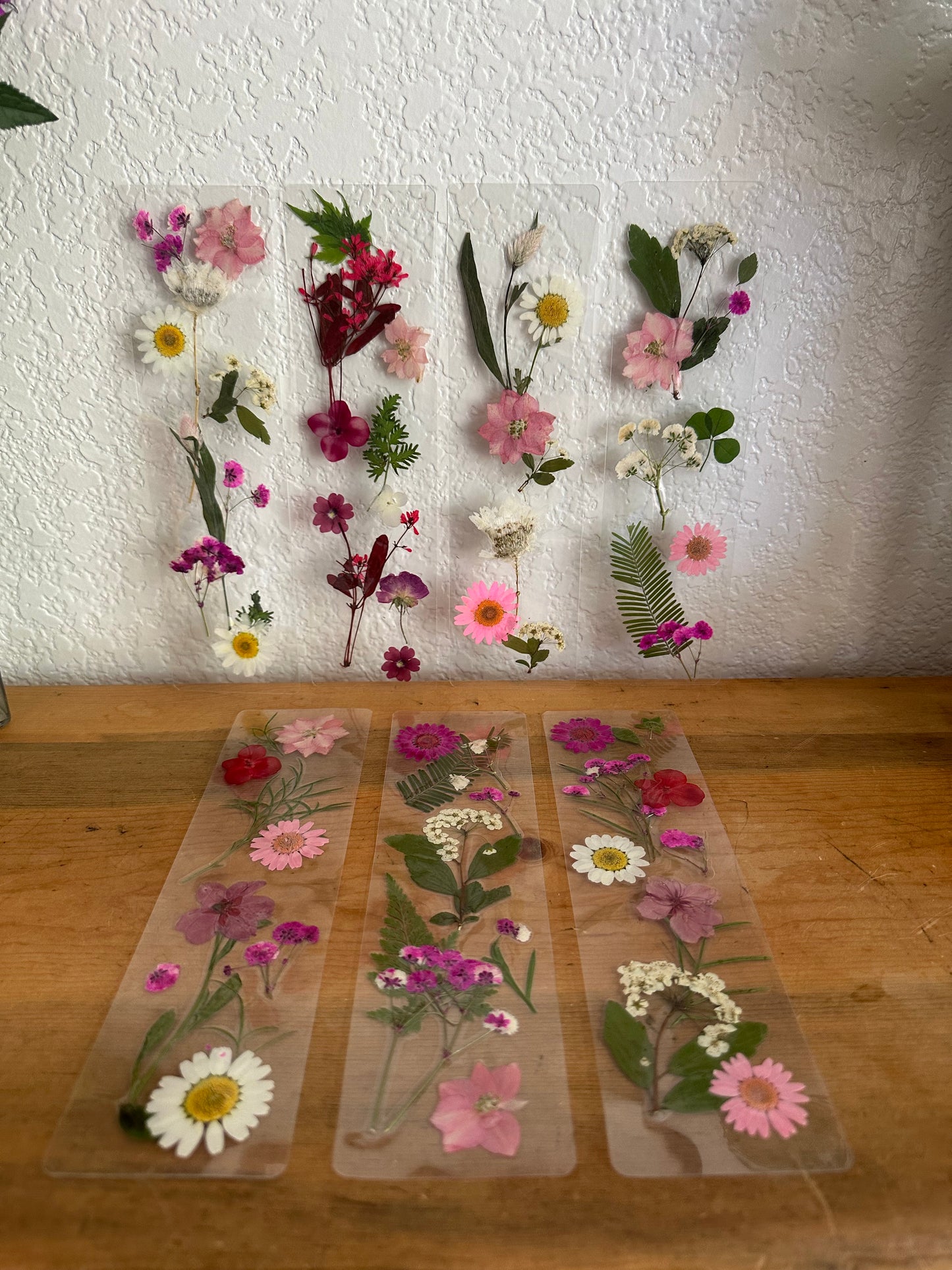 Pressed flowers
