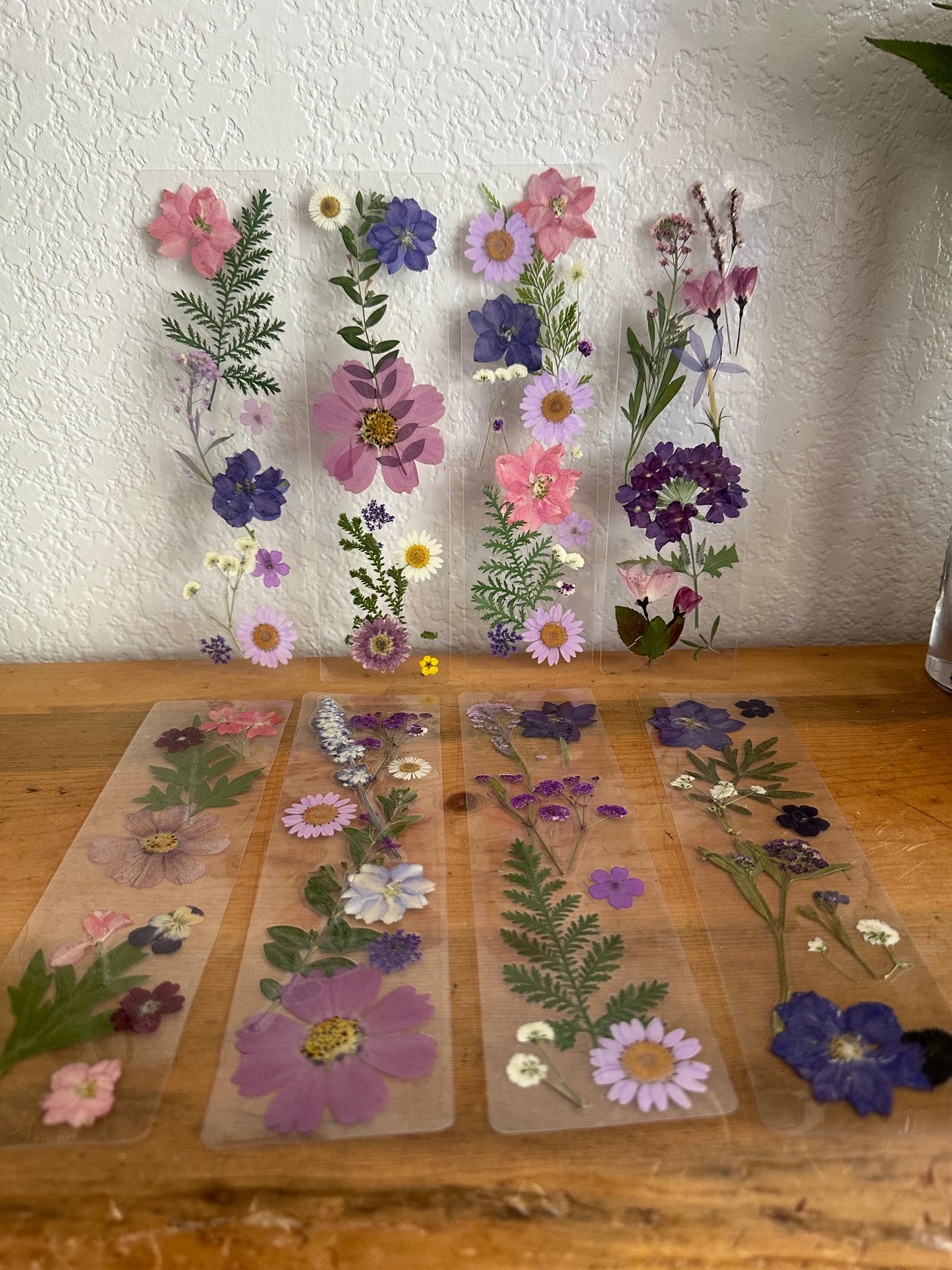 Pressed flowers