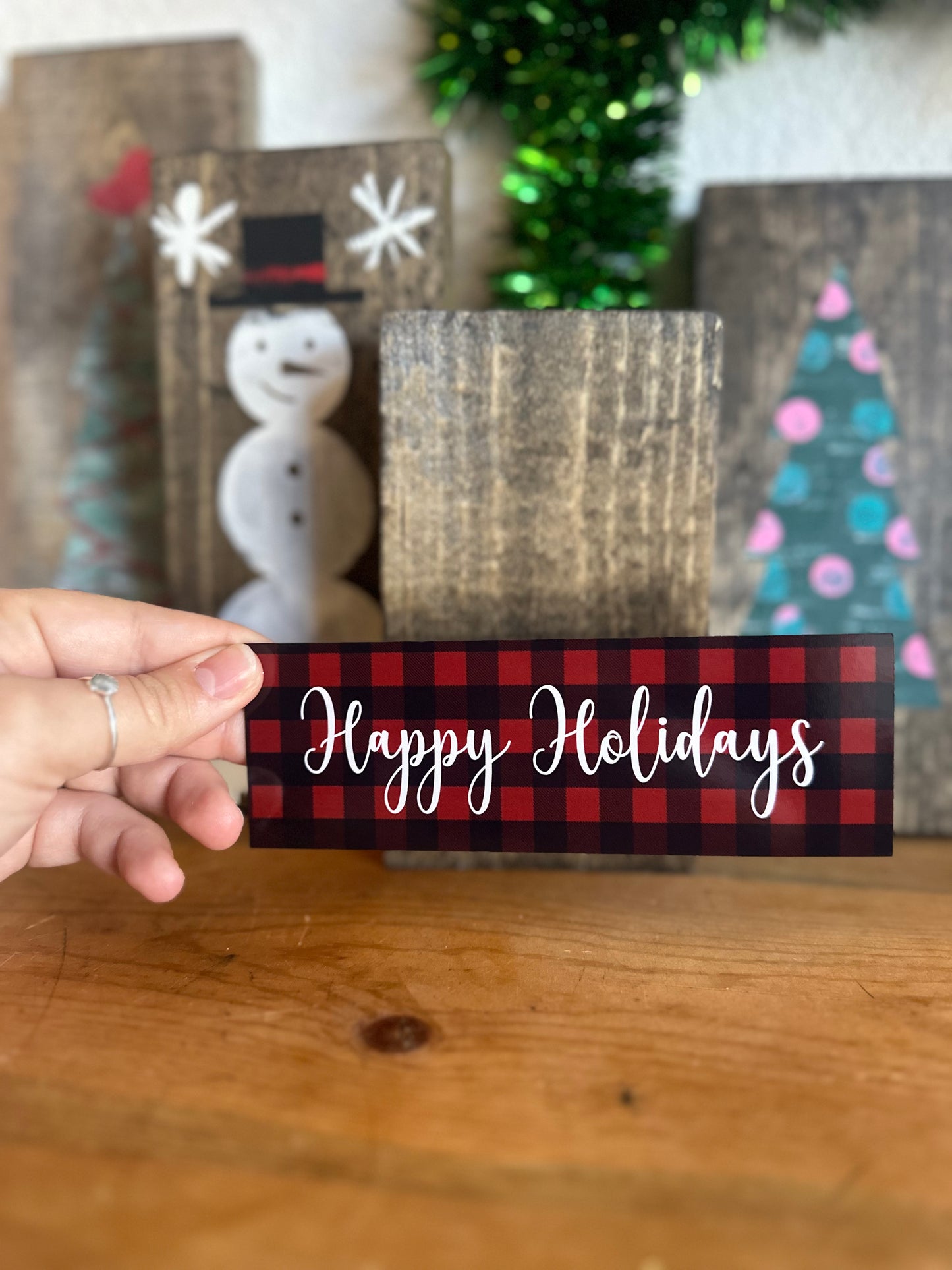 Happy Holidays Bookmark